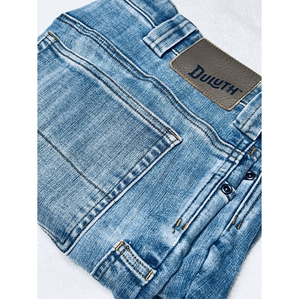 Duluth Trading Co Men's Ballroom Relaxed Fit Jeans Light Wash Denim Slim Fit